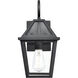 Eston 1 Light 13.75 inch Textured Black Outdoor Wall Sconce